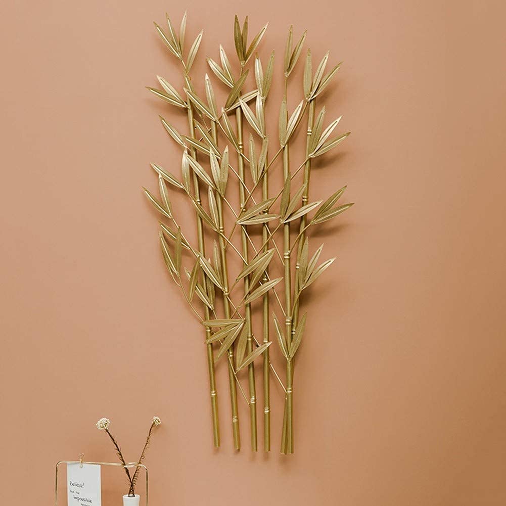 Amazon.co.jp: クリエイティブな手作りの立体的な竹製壁飾り、モダンな